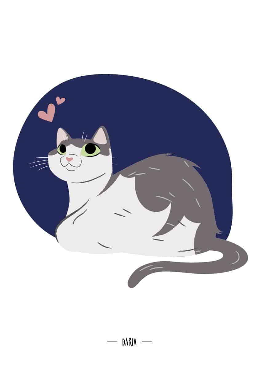 Portrait de Daria, style minimaliste, par Mathilde Vassallo pour Carton Graphique.