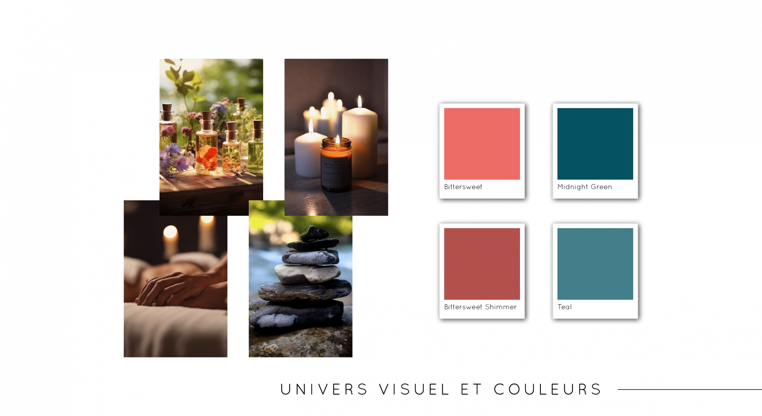 Univers visuel du logo d'Aime-Milie par Mathilde Vassallo pour Carton Graphique.