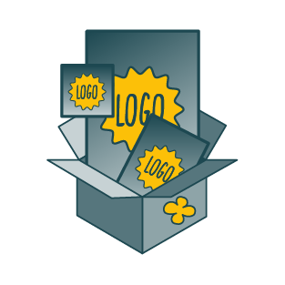 Illustration de la page Évènementiel, édition et publicité du Carton Graphique, par Mathilde Vassallo.