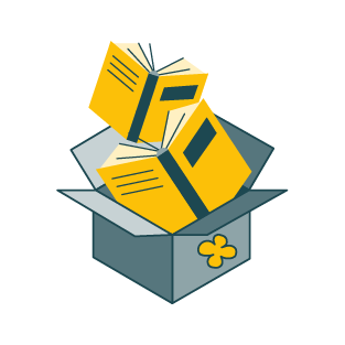 Illustration de la page Évènementiel, édition et publicité du Carton Graphique, par Mathilde Vassallo.