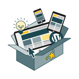 Illustration des packs sites web du Carton Graphique, par Mathilde Vassallo.