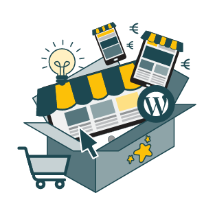 Illustration des packs sites web du Carton Graphique, par Mathilde Vassallo.