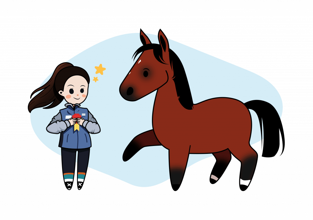 Illustration style chibi de Houston et Alizée, par Mathilde Vassallo pour Carton Graphique.