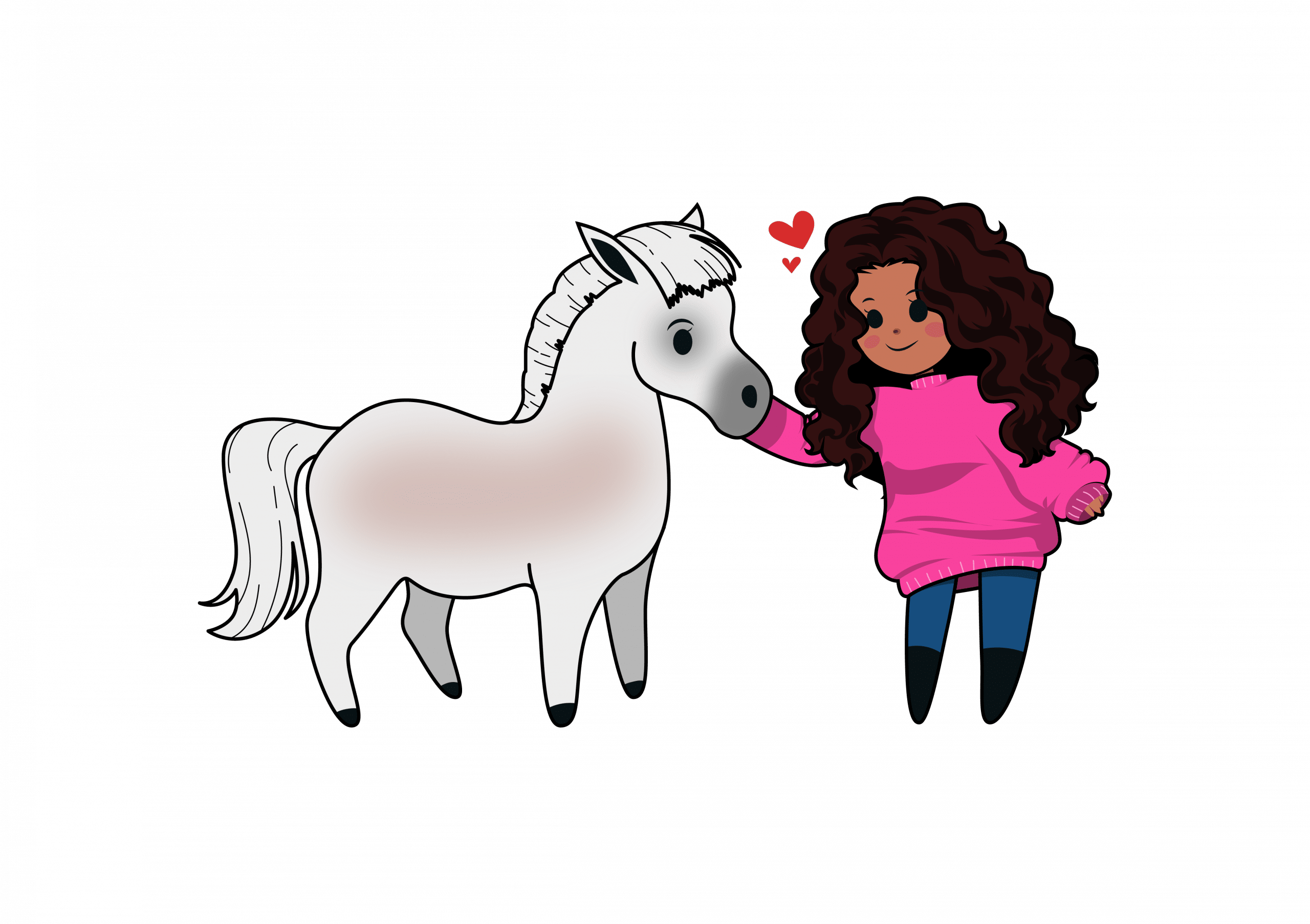 Illustration style chibi de Sunshine et Maëva, par Mathilde Vassallo pour Carton Graphique.