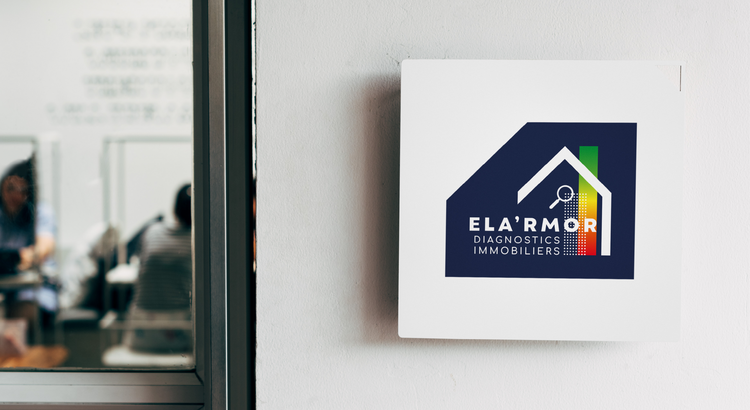 Maquette du logo Ela'rmor par Mathilde Vassallo pour Carton Graphique.