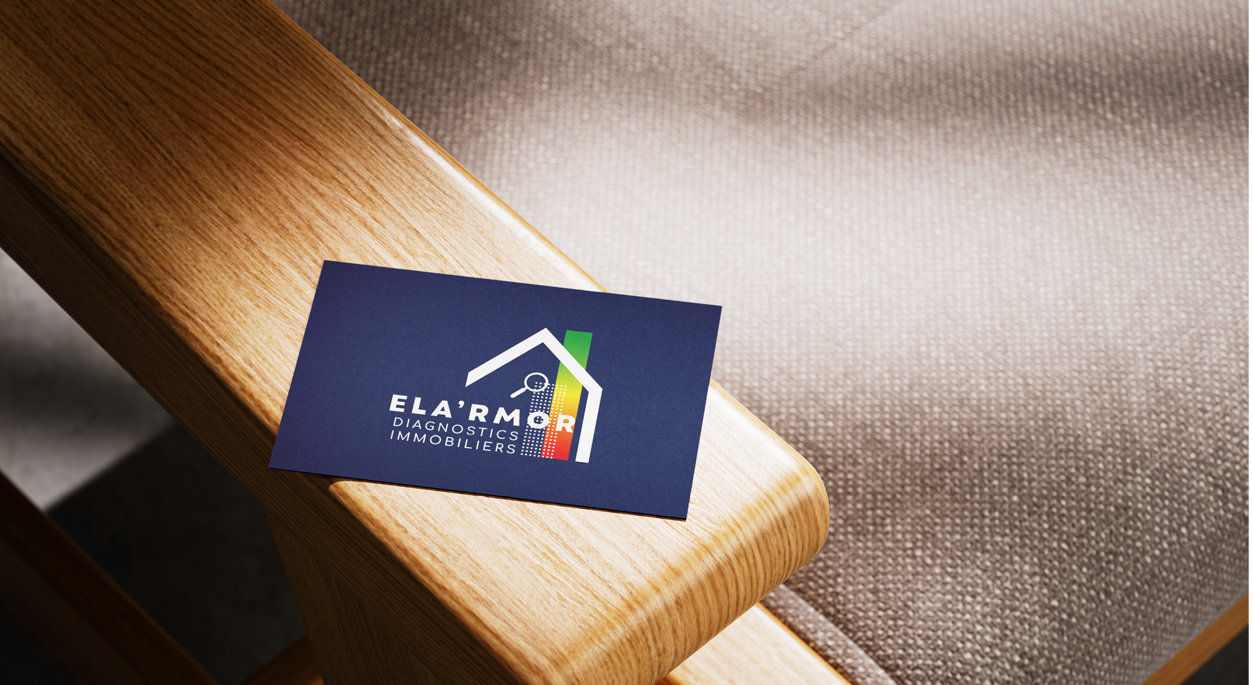 Maquette du logo Ela'rmor par Mathilde Vassallo pour Carton Graphique.