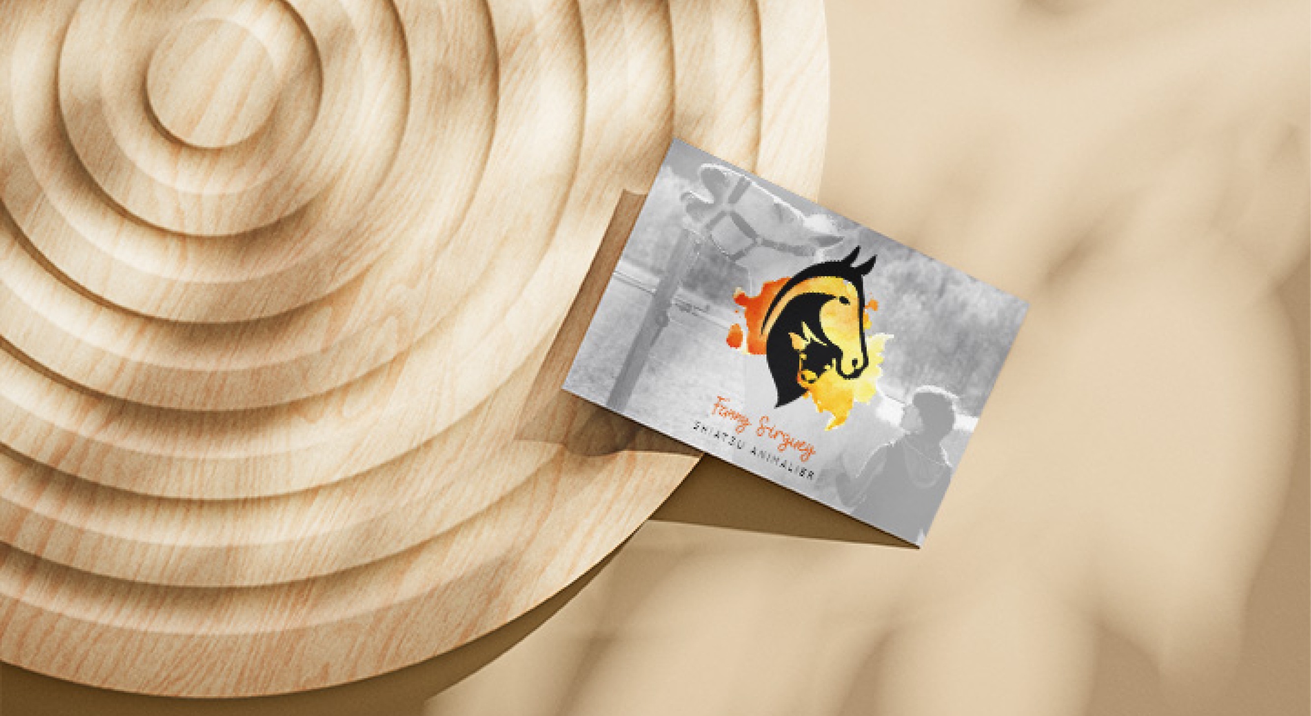 Maquette du logo de Fanny Sirguey, par Mathilde Vassallo pour Carton Graphique.