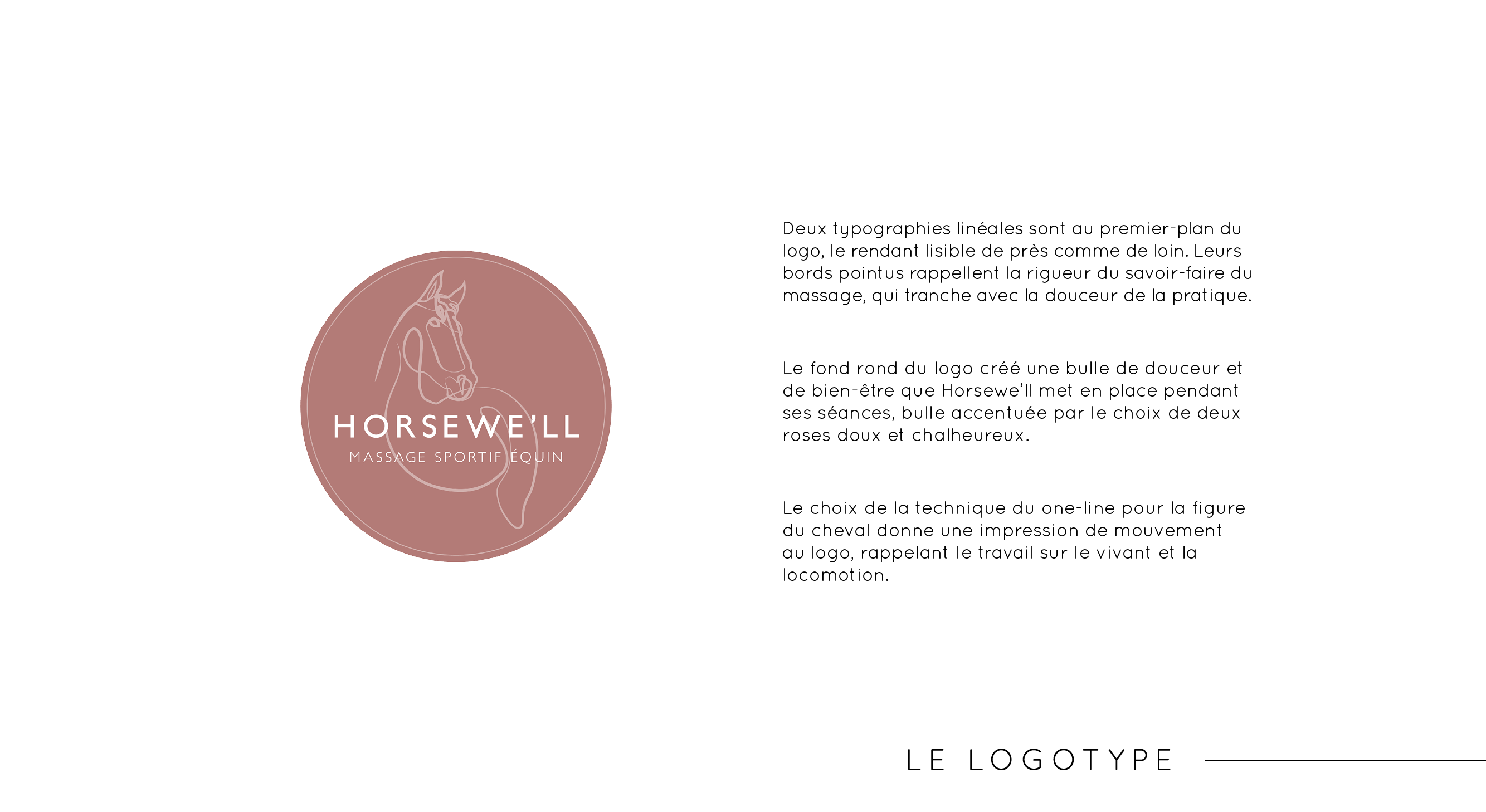 Logotype de Horsewe'll, par Mathilde Vassallo pour Carton Graphique.
