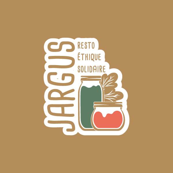 Logo principal du restaurant Jargus, par Mathilde Vassallo pour Carton Graphique.