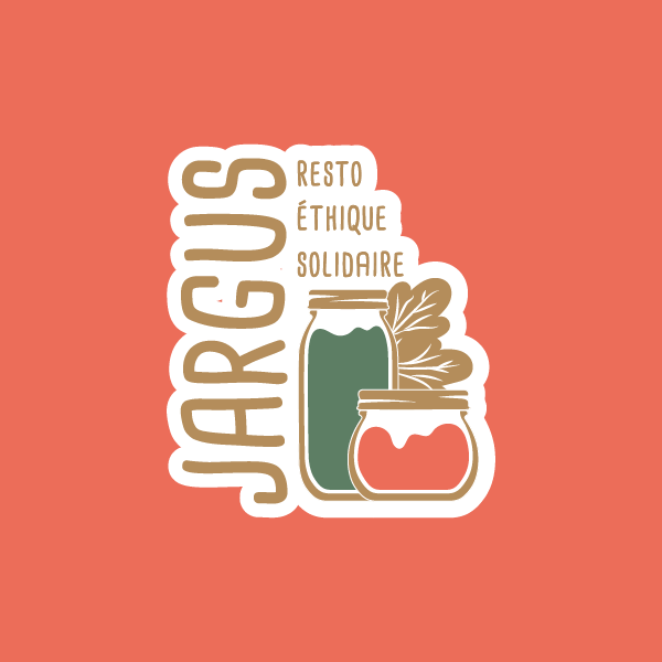 Logo principal du restaurant Jargus, par Mathilde Vassallo pour Carton Graphique.