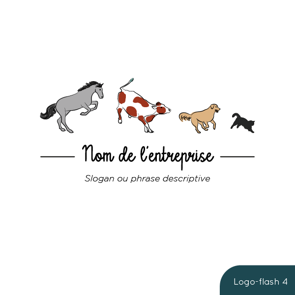 Logo-flash 4 proposé par Carton Graphique, créé par Mathilde Vassallo.