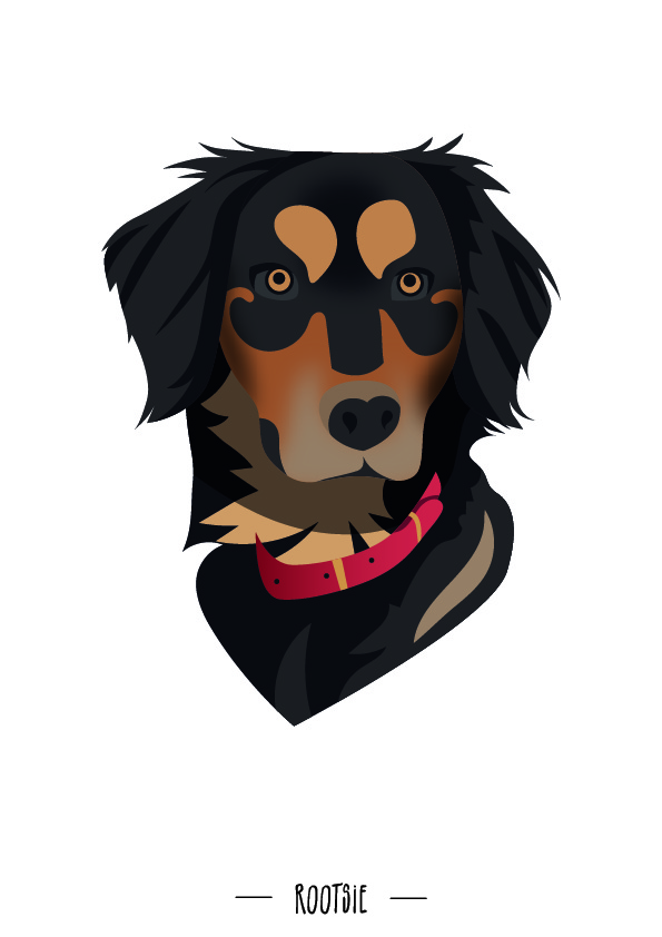 Portrait de Rootsie, par Mathilde Vassallo pour Carton Graphique.