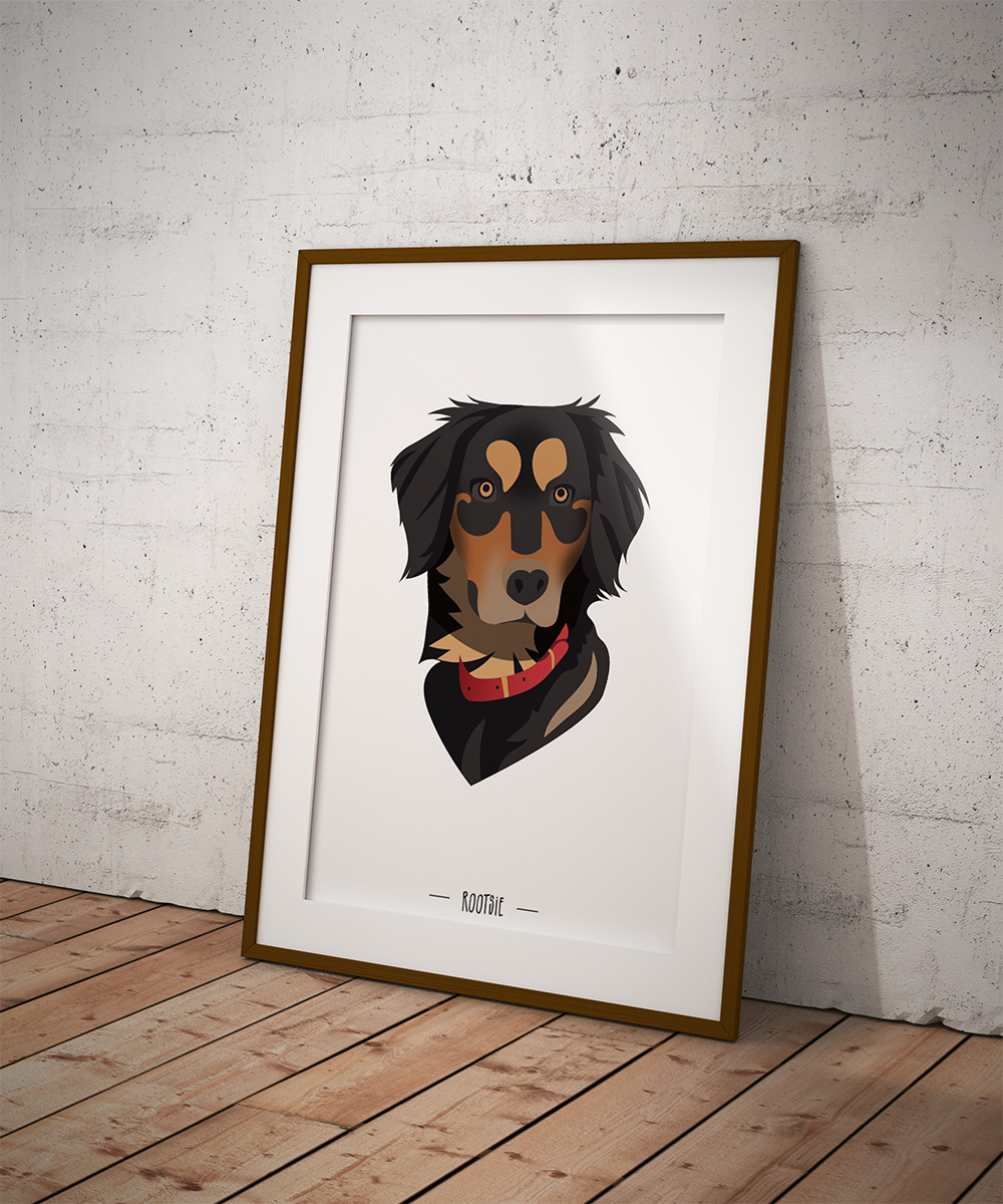 Portrait de Rootsie, par Mathilde Vassallo pour Carton Graphique.