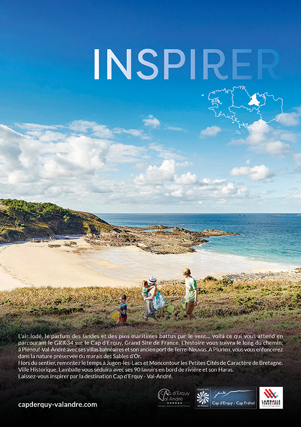 Page de publicité pour la destination LTM Tourisme, par Mathilde Vassallo.