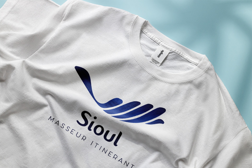 Maquette du logo de Sioul, par Mathilde Vassallo pour Carton Graphique.